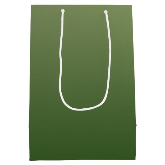 Groene ombre medium cadeauzakje (Achterkant)