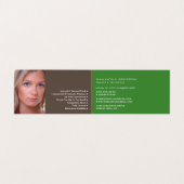 Groene ombre, verf emmers, schilder en decorator visitekaartje (Binnenkant ongevouwen)