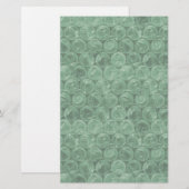 Groene omlooppatroon briefpapier (Voorkant / Achterkant)