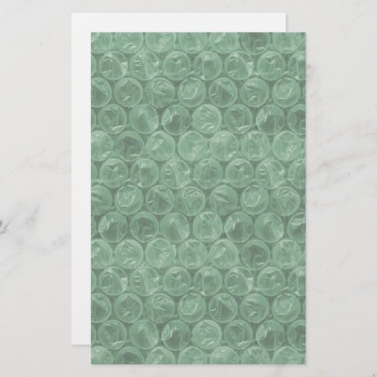 Groene omlooppatroon briefpapier (Voorkant / Achterkant)