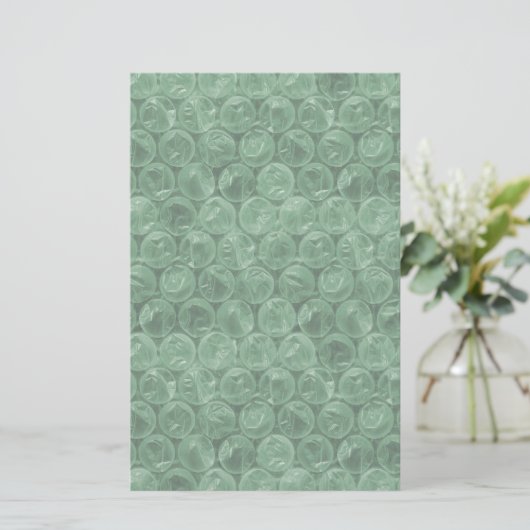 Groene omlooppatroon briefpapier (Staand voorkant)