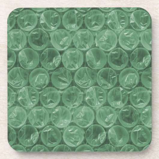 Groene omlooppatroon drankjes onderzetter (Voorkant)