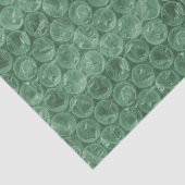 Groene omlooppatroon tissuepapier (Detail)