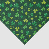 Groene Omslag St. Patrick's Day Tissuepapier (Detail)