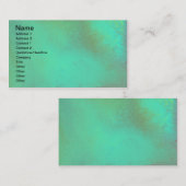 Groene onderdrukking visitekaartje (Voorkant / Achterkant)