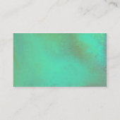 Groene onderdrukking visitekaartje (Achterkant)