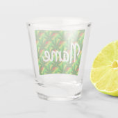 Groene onkruidverdelger shot glas (Achterkant)