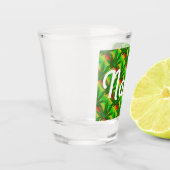 Groene onkruidverdelger shot glas (Links)