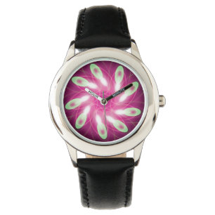 Groene Ontsnappende Paars Horloge