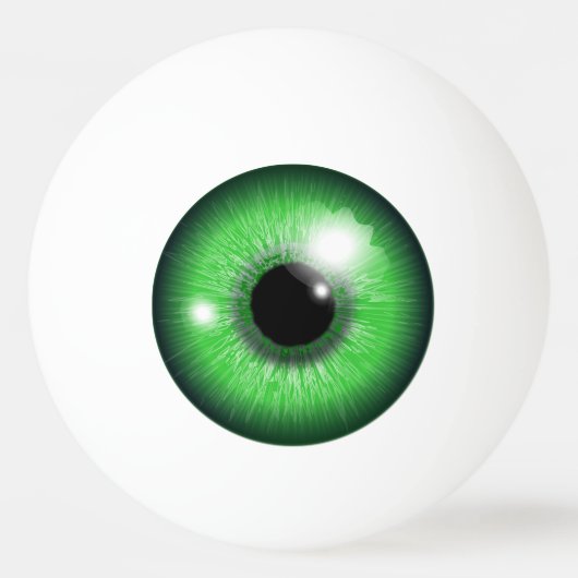Groene Oog Pingpongbal (Voorkant)