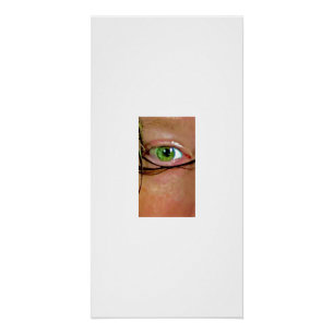 Groene Oogblik Fotografie Art Print MLO Perfect Poster