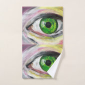 Groene oogdoekset bad handdoek (Handdoek)