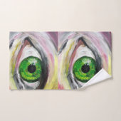 Groene oogdoekset bad handdoek (Handdoek)