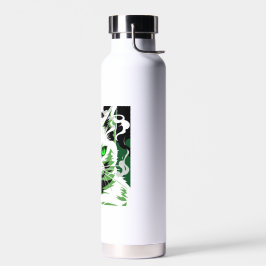 Groene oogkat waterfles