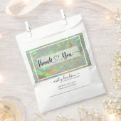 Groene Opal | Cadeauzakken | Papieren winkelzakken Bedankzakje (Geknipt)