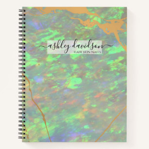 Groene Opal Modern Glam Notitieboek