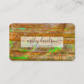 Groene Opal Rock lagen Visitekaartjes (Voorkant)