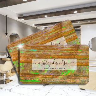 Groene Opal Rock lagen Visitekaartjes