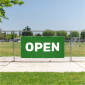 Groene OPEN Banner (Insitu)