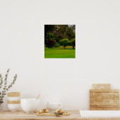 Groene Open plek Poster (Keuken)