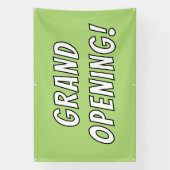 Groene opening! Banner (Verticaal)