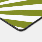 Groene Optical Illusion Desk Mat – Modern 3D (Hoek)