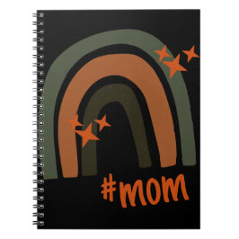 Groene Oranje Bohemen regenboog gepersonaliseerd # Notitieboek