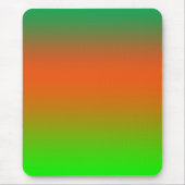 Groene Oranje fantasiekleuren - roosterblok Muismat (Voorkant)