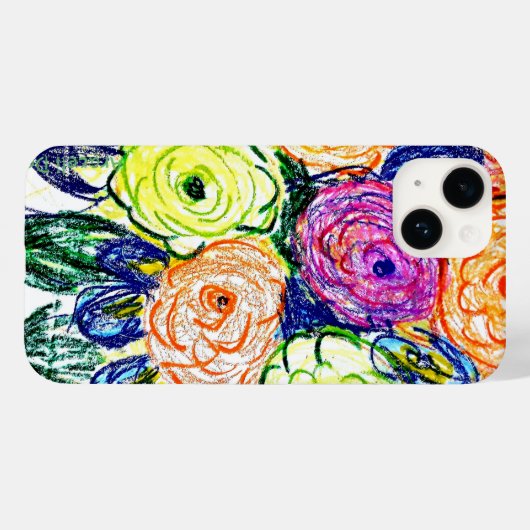 Groene Oranje Rosas iPhone / iPad case (Achterkant (horizontaal))