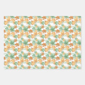 GROENE ORANJE TAN HERFST AUTUMN VERLATEN INPAKPAPIER VEL (Voorkant 2)