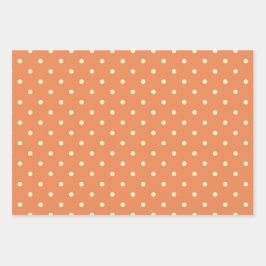 GROENE ORANJE TAN HERFST AUTUMN VERLATEN INPAKPAPIER VEL