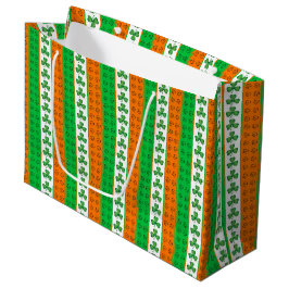 GROENE ORANJE WITTE IERSE CELTISCHE SCHAMROKKEN GROOT CADEAUZAKJE
