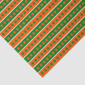 GROENE ORANJE WITTEN VAN IERSE STARS TISSUEPAPIER (Detail)
