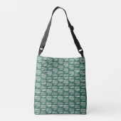 Groene Orbs van Interferentie Schoudertas Crossbody Tas (Achterkant)