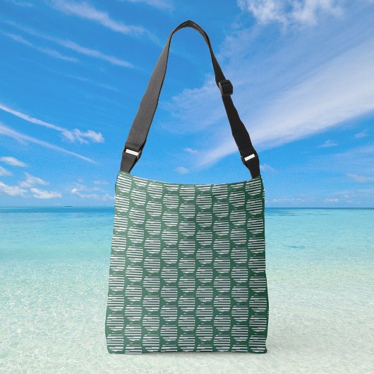 Groene Orbs van Interferentie Schoudertas Crossbody Tas