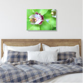 Groene Orchideeën Canvas Afdruk (Insitu (Slaapkamer))