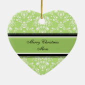 Groene Ornament van het Mamma van Kerstmis van de (Achterkant)