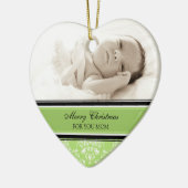 Groene Ornament van het Mamma van Kerstmis van de (Links)