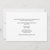 Groene Osteopathische Medische School Graduation P Kaart (Achterkant)