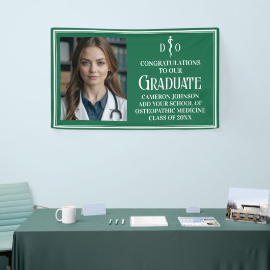 Groene Osteopathische Medische School Graduation P Spandoek (Beurs)