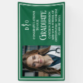Groene Osteopathische Medische School Graduation P Spandoek (Verticaal)