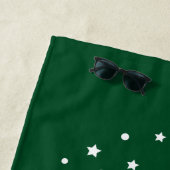 Groene Outdoor Kamp Bachelorette  Strandlaken (In situ)