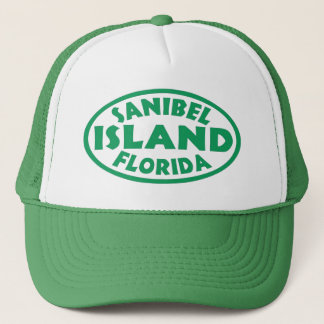 groene oval van het eiland Florida Trucker Pet