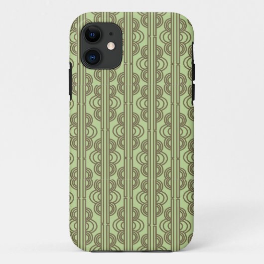 Groene ovale kettingen Case-Mate iPhone case (Achterkant)