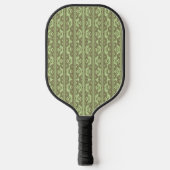 Groene ovale kettingen pickleball paddle (Voorkant)