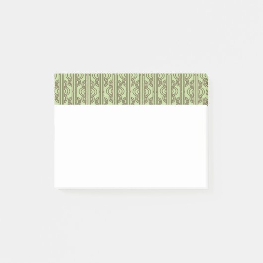 Groene ovale kettingen post-it® notes (Voorkant)