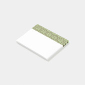 Groene ovale kettingen post-it® notes (Schuin)