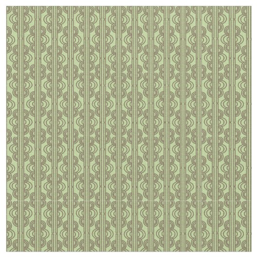 Groene ovale kettingen stof (Close Up)