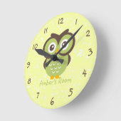 Groene Owl - Aangepaste slaapkamer Ronde Klok (Hoek)