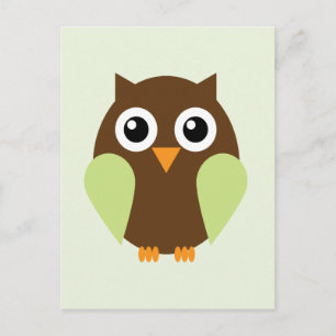 Groene Owl Briefkaart